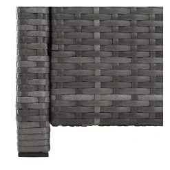 New Kirklands Home Wicker 4-pc. Deluxe Outdoor Living Set Gray