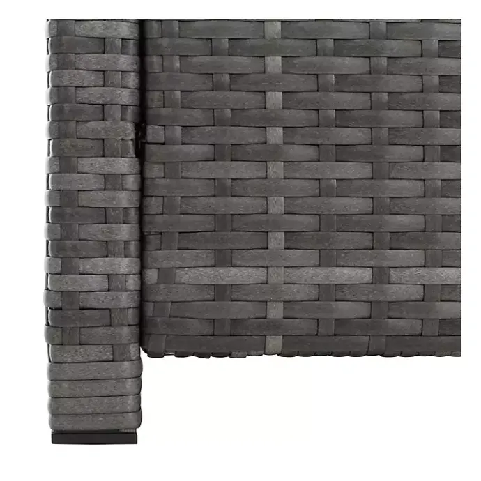 New Kirklands Home Wicker 4-pc. Deluxe Outdoor Living Set Gray