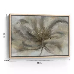 Discount Kirklands Home Wildflower Framed Canvas Art Print Gray