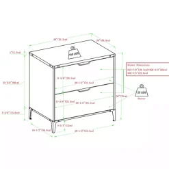 Best Kirklands Home Wood and Iron Accent Filing Cabinet Gray