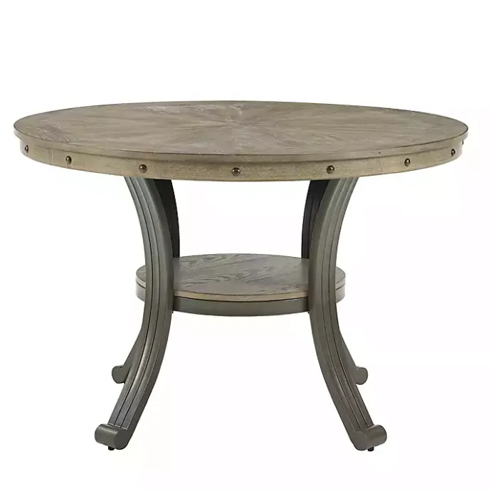 Clearance Kirklands Home Wood and Upholstered Chairs 5-pc. Dining Set Gray