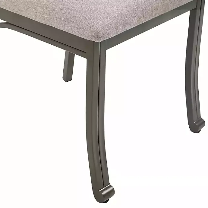 Clearance Kirklands Home Wood and Upholstered Chairs 5-pc. Dining Set Gray