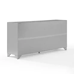 Best Kirklands Home Wood 4-Door Sideboard Cabinet Gray