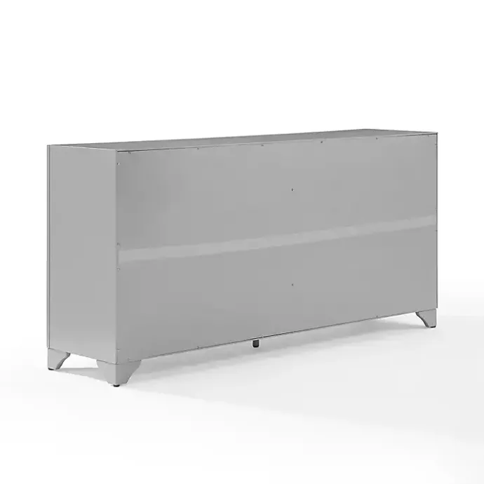 Best Kirklands Home Wood 4-Door Sideboard Cabinet Gray