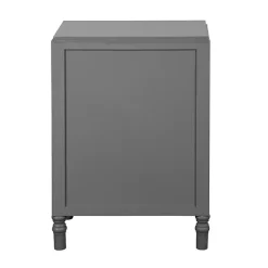 Sale Kirklands Home Wood 3-Drawer Layla Nightstand Gray