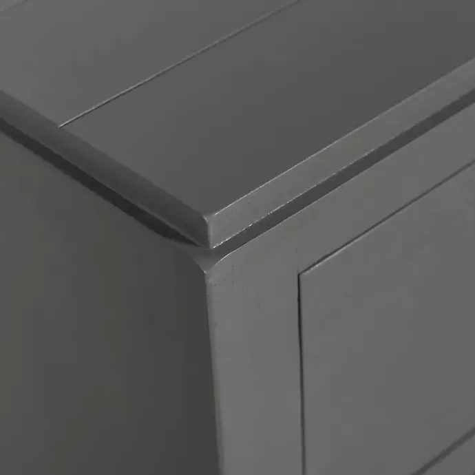 Sale Kirklands Home Wood 3-Drawer Layla Nightstand Gray