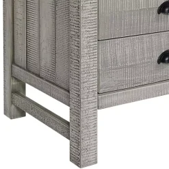 Clearance Kirklands Home Wood Open Shelf Nightstand Gray