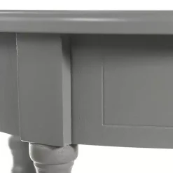 Hot Kirklands Home Wood Oval Emily Accent Table Gray