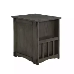 Clearance Kirklands Home Wood Parnell Storage Accent Table Gray