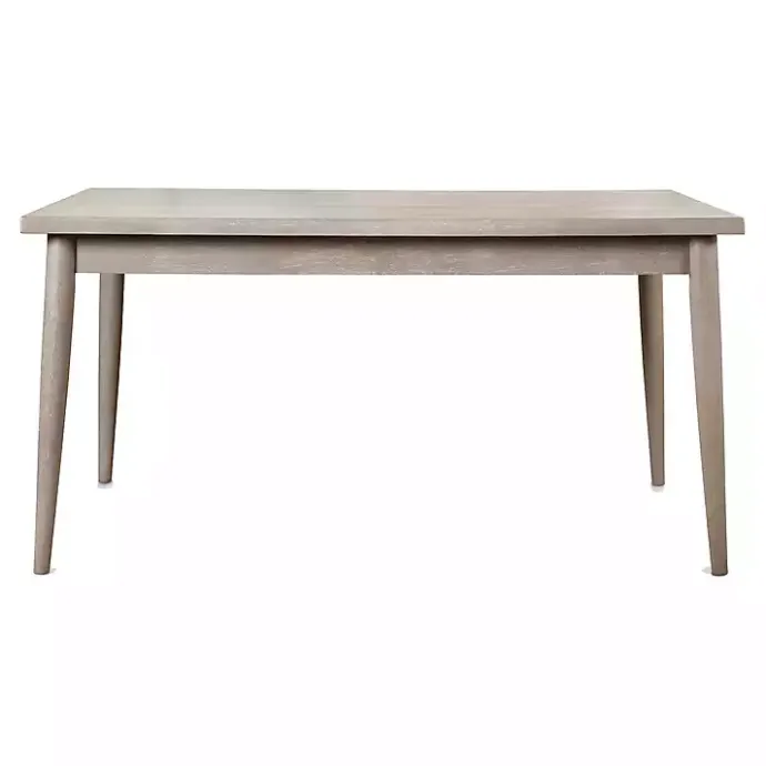 Best Kirklands Home Wood Porter Modern Dining Table Gray