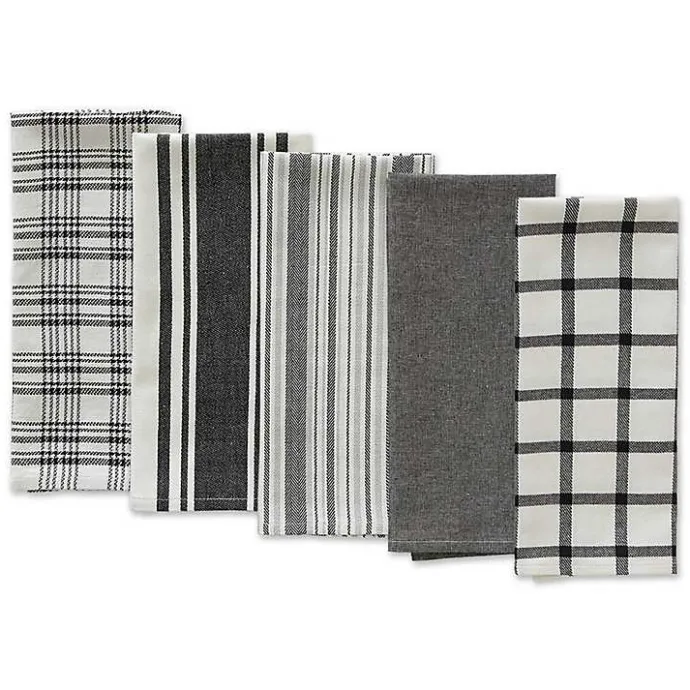 Best Kirklands Home Gray Woven Dish Towels, Set of 5