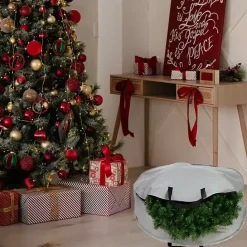 Best Kirklands Home Wreath Storage Bag, 36 in. Gray