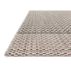 Best Kirklands Home Gray Zig Zag Stripe Outdoor Area Rug, 5x7