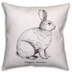 Clearance Kirklands Home Grayscale Happy Easter Pillow