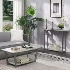 Sale Kirklands Home stone Joanne Coffee Table Gray