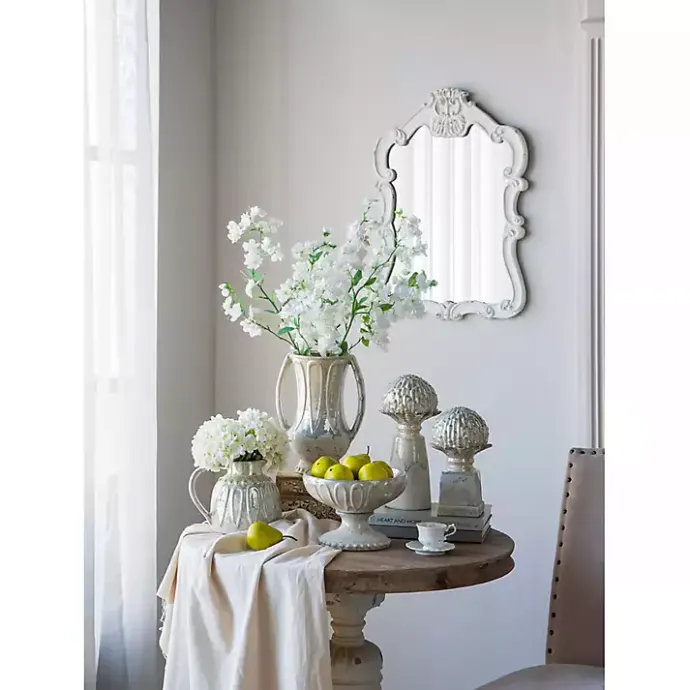 Online Kirklands Home wash Artichoke Stoneware Statue Gray