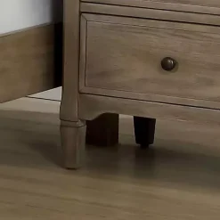 Sale Kirklands Home Graywash Wood 2-Drawer Lyla Nightstand Brown