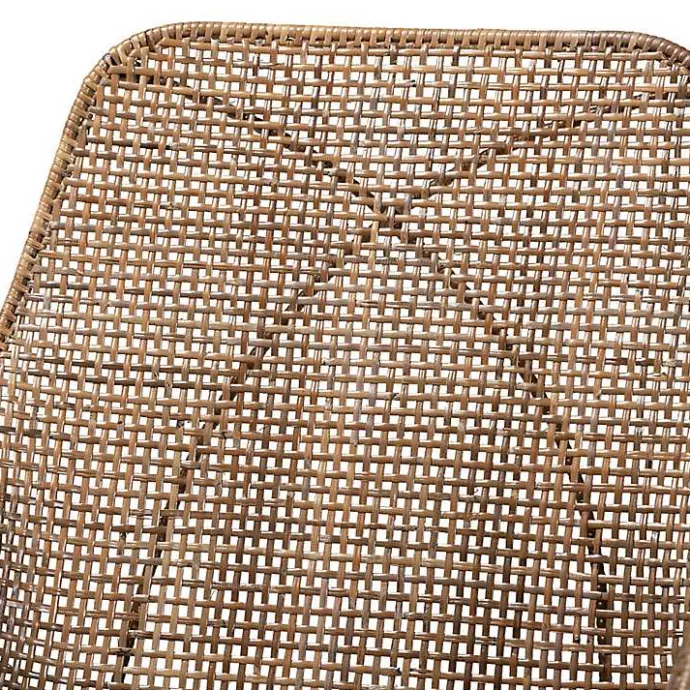 Outlet Kirklands Home Graywashed Metal Flared Dining Chairs, Set of 2 Brown