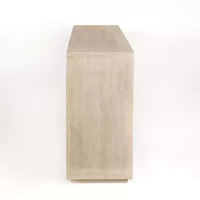 Online Kirklands Home Graywashed Wood Herringbone Sideboard