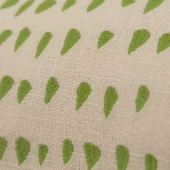 Discount Kirklands Home Green and Natural Animal Patterned Lumbar Pillow