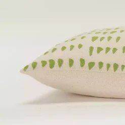 Discount Kirklands Home Green and Natural Animal Patterned Lumbar Pillow