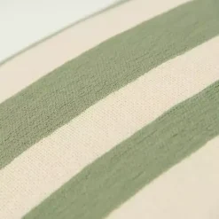 Discount Kirklands Home Green Asymmetrical Linear Throw Pillow