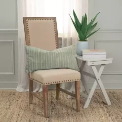 Hot Kirklands Home Asymmetrical Stripe Lumbar Pillow Green