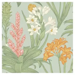 Clearance Kirklands Home Botanical Villa Peel & Stick Wallpaper Green