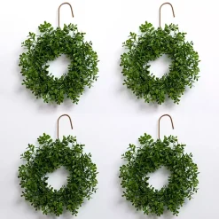 Clearance Kirklands Home Boxwood Mini Wreaths, Set of 4 Green