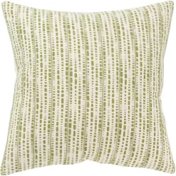 Clearance Kirklands Home Green Dash Print Throw Pillow