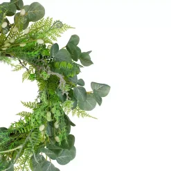 Outlet Kirklands Home Eucalyptus Foliage Wreath Green