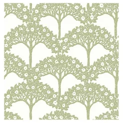 Discount Kirklands Home Green Flowering Trees Peel & Stick Wallpaper