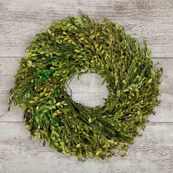 Outlet Kirklands Home Foliage Wreath Green