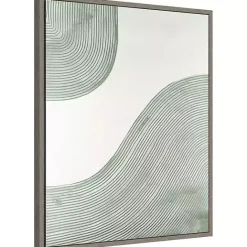 Kirklands Home Green Get Going Framed Canvas Art Print