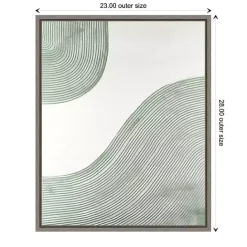 Kirklands Home Green Get Going Framed Canvas Art Print