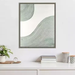 Kirklands Home Green Get Going Framed Canvas Art Print