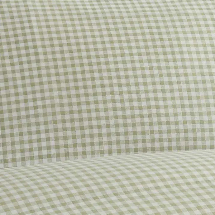 Kirklands Home Gingham 3-pc. Full Sheet Set Green