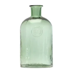 Sale Kirklands Home Glass Bottleneck Vase Green