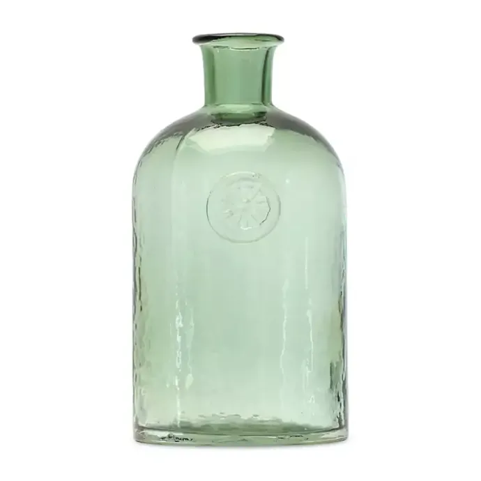 Sale Kirklands Home Glass Bottleneck Vase Green