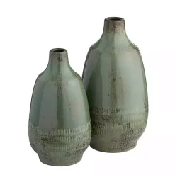 Online Kirklands Home Glazed Ceramic Vases, Set of 2 Green