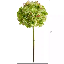 Best Kirklands Home Hydrangea Bloom Stems, Set of 3 Green