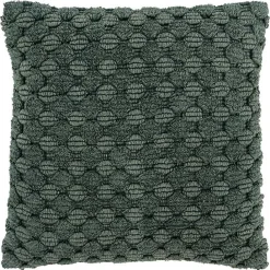 Clearance Kirklands Home Looped Cotton Throw Pillow Green