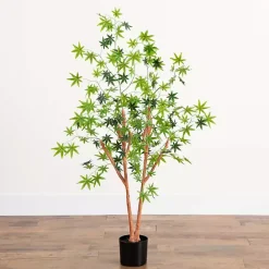 Best Kirklands Home Green Maple Tree in Black Planter