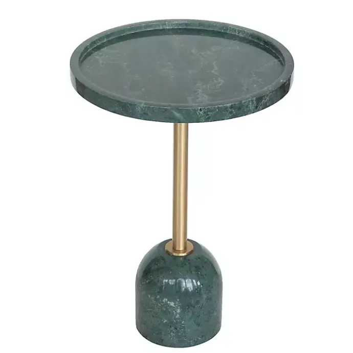 Best Kirklands Home Marble & Gold Cocktail Table Green