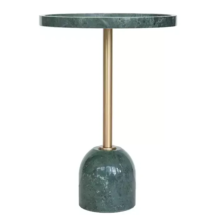 Best Kirklands Home Marble & Gold Cocktail Table Green