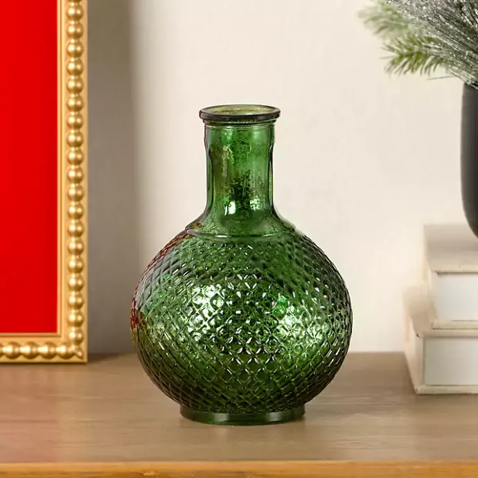 Best Kirklands Home Mercury Glass Vase Green