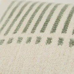 Clearance Kirklands Home Offset Colorblock Stripe Throw Pillow Green