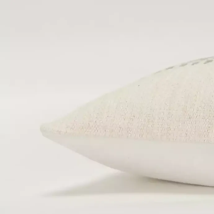 Clearance Kirklands Home Offset Colorblock Stripe Throw Pillow Green