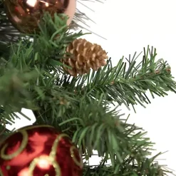 Outlet Kirklands Home Green Pine with Ornaments Wreath