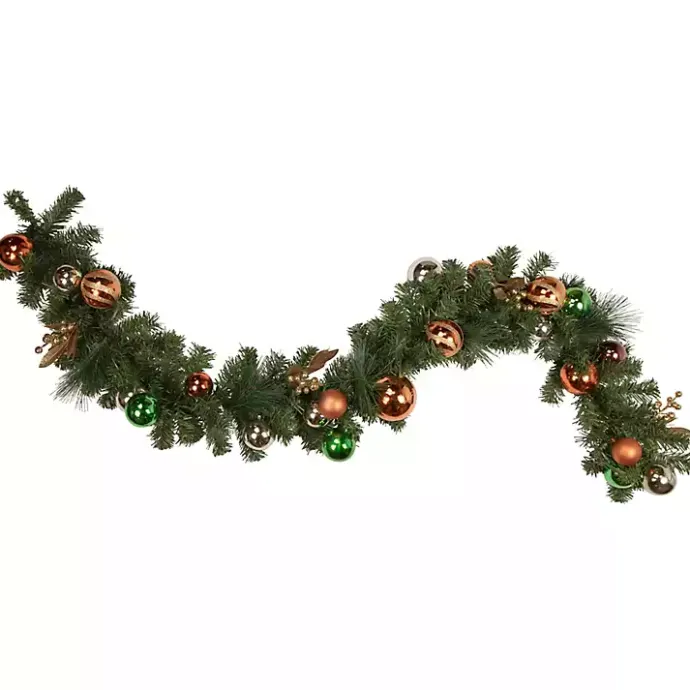 Clearance Kirklands Home Green Pine with Ornaments Garland